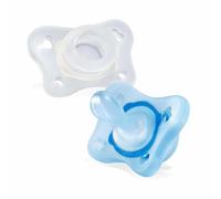 Chicco PhysioForma Gommottino 0-2 mesi - Succhietto in silicone per la respirazione, 2 pezzi