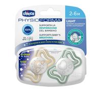 Chicco Succhietti Light Lumi Silicone 2-6 mesi 2 pezzi