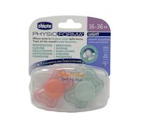 Chicco PhysioForma - Light Sunset Color Succhietto 16-36M Tettarella in Silicone