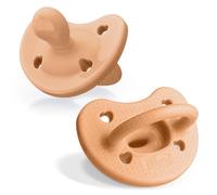 Chicco PhysioForma Luxe - Ciucci in silicone per bambini di età compresa tra 6 e 16 mesi, scudo strutturato alla moda, senza BPA e lattice, confezione da 2 pezzi