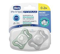 Succhietto Chicco Physio Forma Micrò Glow Silicone 2 pz 0-2 m