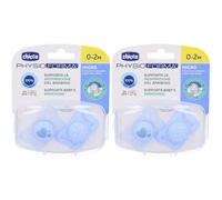 Chicco Physioforma Micro Succhietto Azzurro 0-2 Mesi 2x1 St