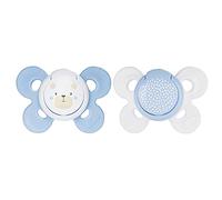 Chicco Ciuccio In Silicone Physio Comfort Per Bambini 0-6 M 2u