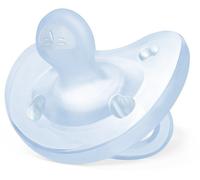 Chicco PhysioForma - Succhietto Gommotto 2-6M Soft in Silicone Azzurro, 1 Pezzo