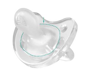 Chicco PhysioForma - Succhietto Gommotto 6-16M in Silicone Neutro, 1 Pezzo