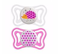 Chicco PhysioForma Succhietto Light 16-36 Mesi, Ciuccio con Tettarella in Silicone, Supporta la Respirazione Fisiologica e Favorisce il Corretto Sviluppo della Bocca, Rosa in Colori Assortiti