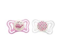 Succhietto Chicco Physio Forma Light Silicone Viola Trasparente 2-6 m