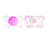 Chicco PhysioForma Succhietto Micrò 0-2 Mesi, Ciuccio con Tettarella in Silicone, Supporta la Respirazione Fisiologica e Favorisce il Corretto Sviluppo della Bocca, Rosa in Colori Assortiti
