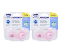Chicco Physioforma Succhietto Micro Bambina 0-2 Mesi 2x1 pz Succhietti
