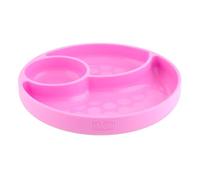 Chicco Piatto con Ventosa per Bebè e Bambini, Piatto Pappa in Silicone a Scomparti con 3 Aree, Morbido e Resistente, Lavabile in Lavastoviglie, Adatto per il Microonde, Senza BPA - 12+ Mesi, Rosa