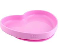 Chicco Piatto Cuore Silicone Con Ventosa Rosa 1 Pezzo