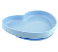 Chicco Piatto Cuore Boy con ventosa in silicone Blu 9m+
