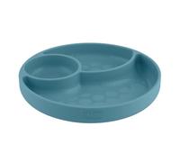 Chicco Piatto Divisorio in Silicone con Ventosa 12m+, Piatto per Bambini Antiscivolo con 3 Scomparti, 100% Silicone Alimentare Infrangibile Senza BPA, Lavabile in Lavastoviglie e Microonde