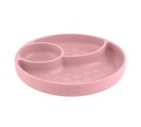 Chicco Piatto Divisorio in Silicone con Ventosa 12m+, Piatto per Bambini Antiscivolo con 3 Scomparti, 100% Silicone Alimentare Infrangibile Senza BPA, Lavabile in Lavastoviglie e Microonde