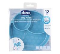 Chicco Piatto Silicone Ventosa Blu 1 St