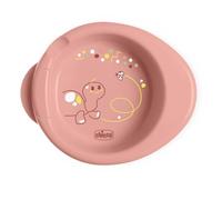 Chicco Piatto Pappa Calda per Bebè e Bambini, Piatto Termico per Pappa con Serbatoio Acqua Calda, Piattino Pappa Svezzamento con Base Antiscivolo e Design Ergonomico, 0% BPA, 6+ Mesi, Rosa