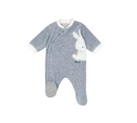 Chicco Pigiama grigio sfumato / bianco Bambini Chicco 50