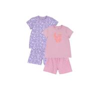 Chicco, Pigiami Bambina, Set di 2 Pigiami Corti, con T-Shirt e Pantaloncini, in 100% Cotone, Ottimi per la Primavera e L'Estate, Abbigliamento Bambine e Ragazze