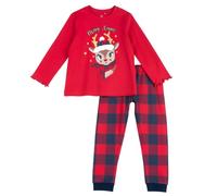 Chicco Pigiami in Cotone - Natale Bambino e Ragazzo/Bambina e Ragazza, Rosso (1), 4 Anni, Designed in Italy