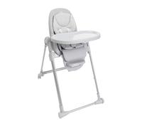 Chicco Polly Armonia Seggiolone Evolutivo Pappa per Bambini da 0 Mesi a 40 kg, Sedia Evolutiva, Seggiolone Reclinabile a Sdraietta con Altezza e Poggiapiedi Regolabili,4 Ruote,Compatto,Grigio Chiaro