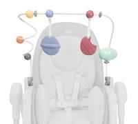 Chicco Polly Barra Gioco per Seggiolone Armonia, accessorio per seggiolone, allena la coordinazione del bambino, 0 m+ ciondoli morbidi staccabili, massaggiagengive,