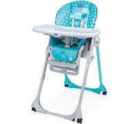 CHICCO Polly Easy - Seggiolone Pappa 6-36 Mesi 7 Regolazioni Richiudibile Vassoio Regolabile e Rimovibile colore Tucano