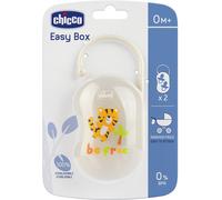 Chicco Portasucchietto Easy Box Doppio – Per 2 succhietti, igienico – Grigio