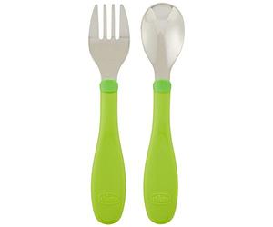 Chicco Posatine Inox 18 M+, Verde
