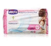 Chicco Postpartum Sanitary Pads 100% Pure Organic Cotton assorbenti per uso ostetrico 10 pz
