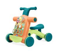 Chicco PrimiPassi Fattoria Evolutivo 4in1, Primi Passi, Cavalcabile, Monopattino e Centro Attività, Manubrio Regolabile, Cestello Anteriore e 6 Formine Incastro Animali, Gioco Bambini, 9-36 Mesi