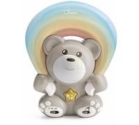 Chicco Rainbow Bear Proiettore Musicale, Luce Notturna Bambini e Neonati, Orsetto con Musica Rilassante e Proiezione Arcobaleno a Larghezza e Direzione Regolabile - Giochi Neonati 0+ Mesi