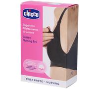 Chicco Reggiseno Allattamento in Cotone Colore Nero Taglia 3D 1 pz Alt