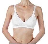 Chicco 00021162000320 Reggiseno Allattamento in Cotone, Taglia 3D, bianco