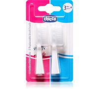 Chicco Replaceable Brush Heads 3y+ testine di ricambio per spazzolino 2 pz