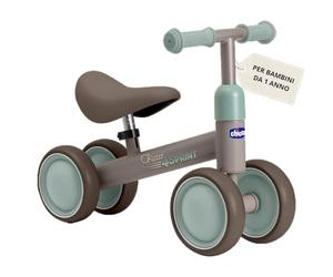 Chicco Ride-ON Quadriciclo Senza Pedali, Bicicletta Senza Pedali Equilibrio per Bambini, Guida Fluida, Ruote in gomma, Morbida Sella Antiscivolo, Manici Antiscivolo, 1-3 Anni, max 20 kg, Beige