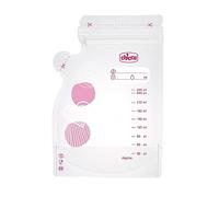 Chicco Sacche Latte da 30 Pezzi, Anti Perdita, Con Pratico Beccuccio, Conservazione Latte Materno, 250 Ml
