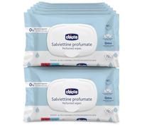 Chicco Salviette Neonato Detergenti Multiuso Con Clip, Senza Alcool, Profumate,