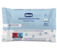 Chicco Salviette Tascabili Neonato Detergenti Multiuso, Senza Alcool, Profumate, Adatte per Pelli Sensibili, 1 Confezione da 16 Pezzi