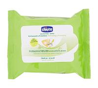 Chicco Salviettine Protettive Monouso per Bambini, Protezione Naturale Dagli Insetti, 20 Pezzi