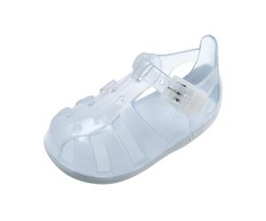 Chicco Sandali Mare e Piscina, con Cinturino, Confortevoli, Leggeri, Flessibili e Traspiranti, Unisex - Bambini E Ragazzi, Designed in Italy, Trasparente 1, 18 EU