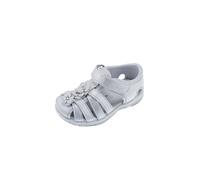 CHICCO, Sandalo Flavia Glitter Con Fiorellini, Unisex, Grigio, Taglia: 24