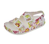 Chicco, Sandalo per Bambina con Tripla Regolazione e Stampa Fiori, Multicolore, 29 EU