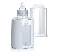 Chicco Scaldabiberon digitale e sterilizzatore per biberon, barattoli per alimenti per neonati e sacchetti di latte, elimina il 99,9% dei germi, 4 opzioni di riscaldamento, touchscreen digitale,