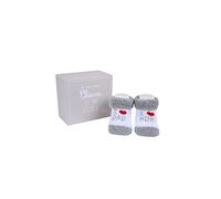 Chicco Scatola con babbucce, Calze Unisex 0-24, Grigio, taglia unica