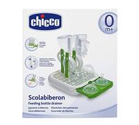 CHICCO Scolabiberon Rastrelliera Asciuga Biberon colore Bianco e Verde
