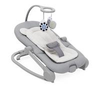 Chicco Sdraietta Mia 2in1, Sdraietta Neonato e Prima Sedia, Riduttore in Cotone Biologico, Barra Gioco Reversibile, Musica e Vibrazione, Modalità Dondolo o Fissa, Da 0 mesi a 18 kg