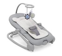 Chicco Sdraietta Mia 2in1, Sdraietta Neonato e Prima Sedia, Riduttore in Cotone Biologico, Barra Gioco Reversibile, Musica e Vibrazione, Modalità Dondolo o Fissa, Da 0 mesi a 18 kg