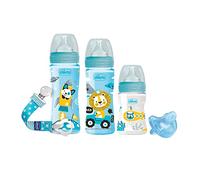 Chicco Set 2 Biberon Perfect Easy Flusso Medio, Biberon Anticolica, Riduce Rigurgito e Irritabilità, Bottiglia in Plastica da 250ml, Set Regalo, Confezione Risparmio, 2 Mesi+, Bambino