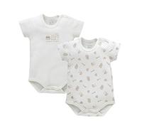 Chicco - Set 2 body aperto spalla m/c interlock - 12 Mesi