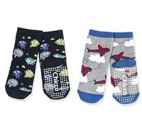 Chicco, Set 2 Paia di Calze Antiscivolo Bambino in Cotone, Calze Bambino, Designed in Italy